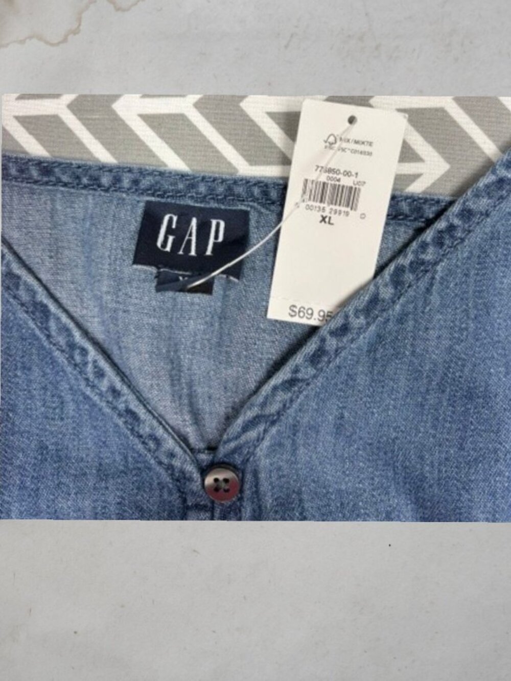 *NWT** GAP Denim Peplum Cami - Picture 5 of 5